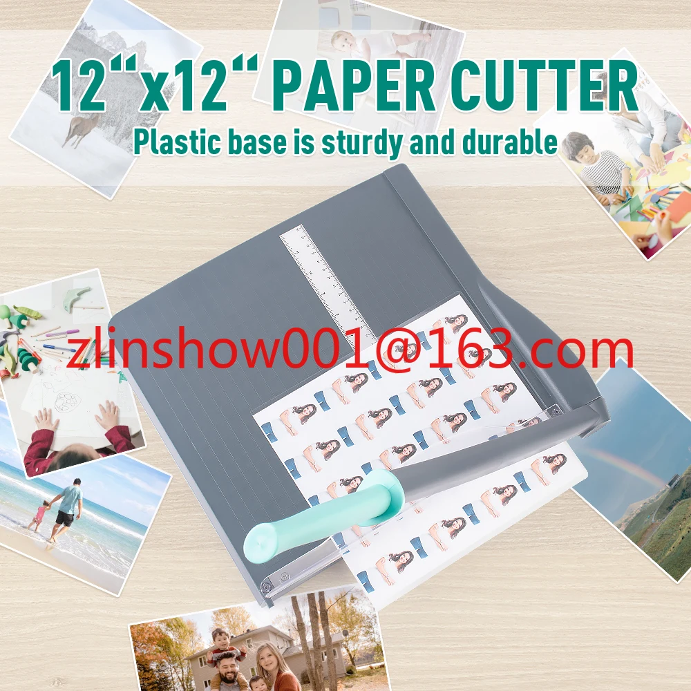 

12-дюймовый гильотинный настольный офисный триммер для бумаги формата А4, ручной резак для фотографий для офисного использования