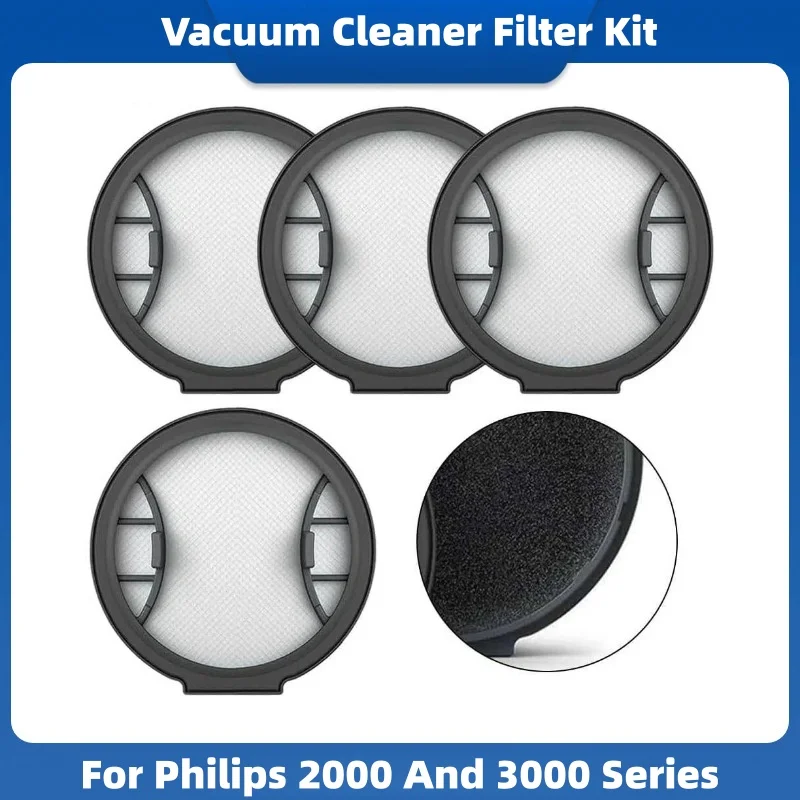 Filtros de repuesto para Philips serie 2000 y 3000 XC2011 XC3031 XC3133 XV1630/01, repuesto HEPA lavable