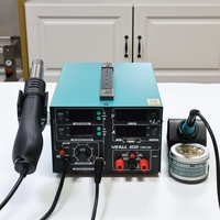 YIHUA 853D Soldering Station 15V 2A USB Power Supply 3In1 Hot Air Gun Solder Iron Repair Soldering Station BGA Rework Station
