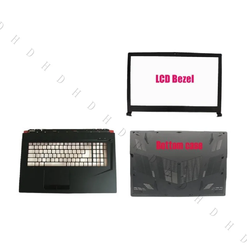 B+17.3'' New Bezel Palmrest Bottom Case For MSI GP73 7RE 8RE 8RF MS-14C4 MS-17C5 Laptop