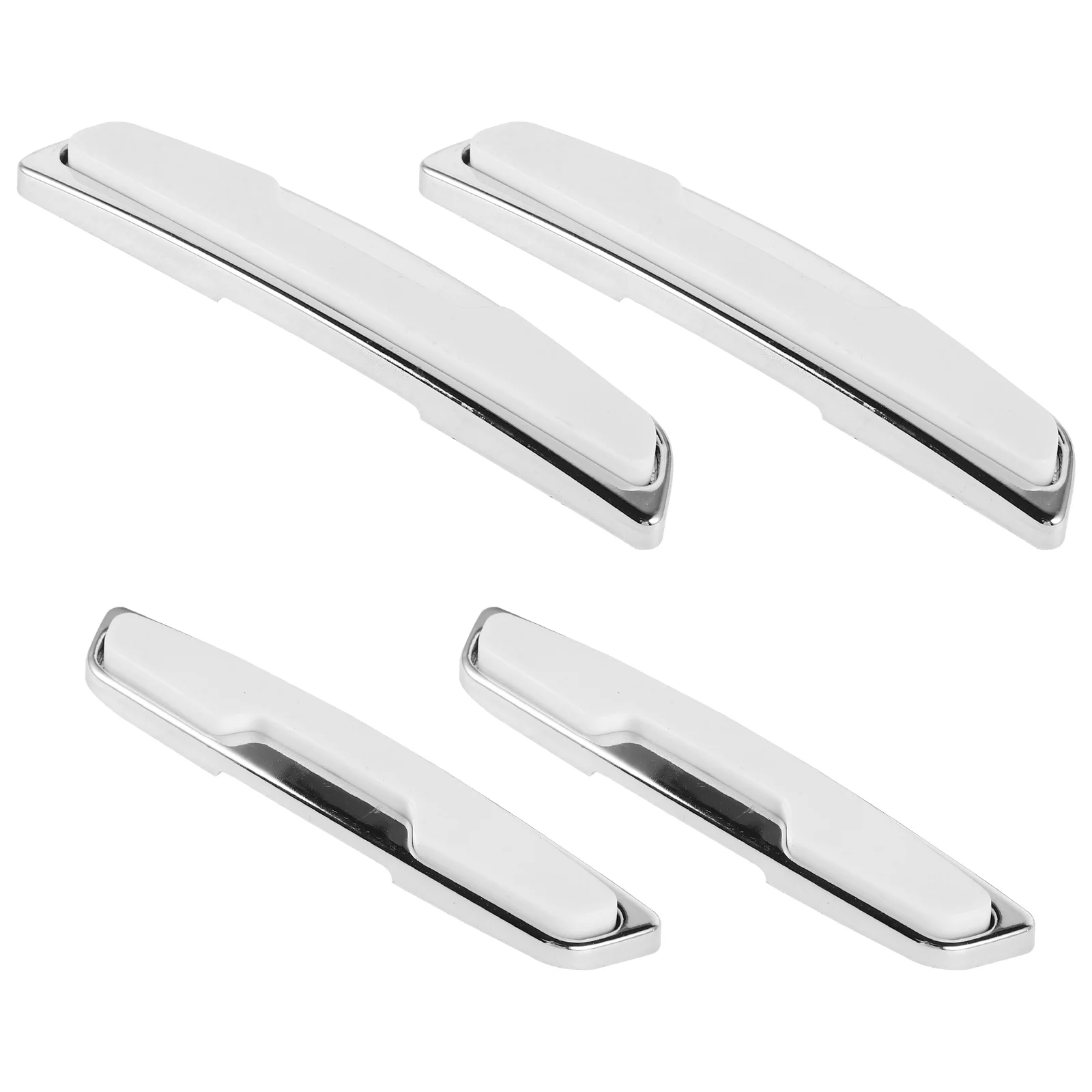 

4pcs Car Anti-collision Strips White Car Door Guard Edge Guards Universal Protectors Vehicles Door Cover Rubber Plastic