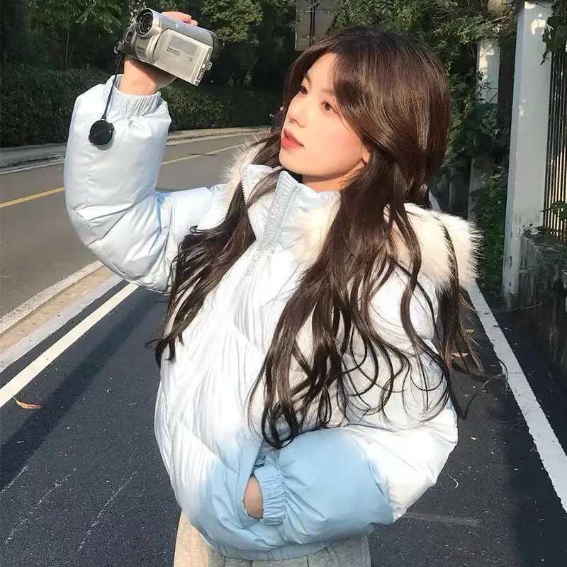 اليابانية Kawaii كم طويل سترات Harajuku الكرتون الدب المرأة سستة البلوز الحلو عادية المرقعة 2025 الخريف