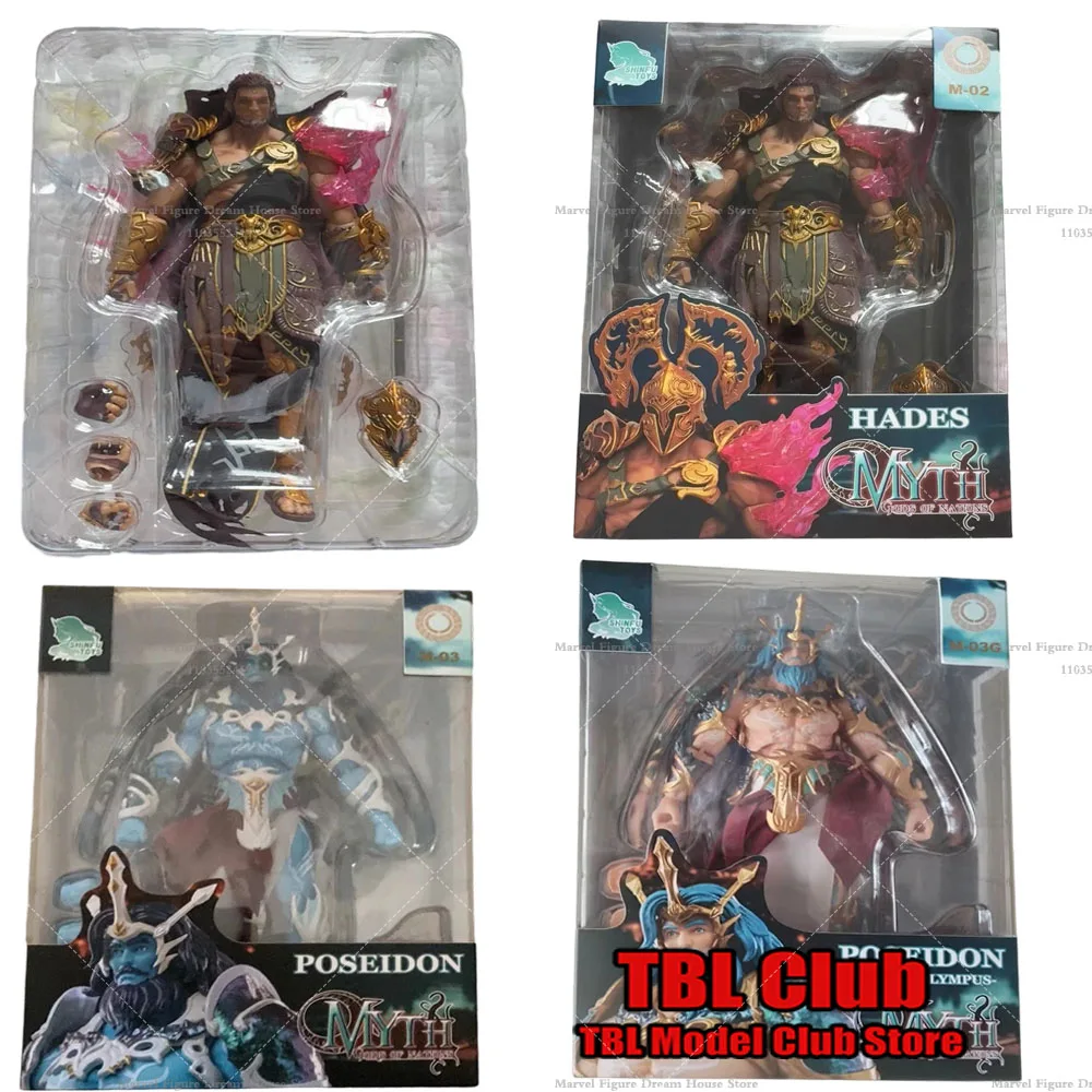 

Mythology Sea Emperor Full Set Action Figures Poseidon & Hades 1/12 Scale 6-Inch Collectible Soldier Toys for Enthusiasts