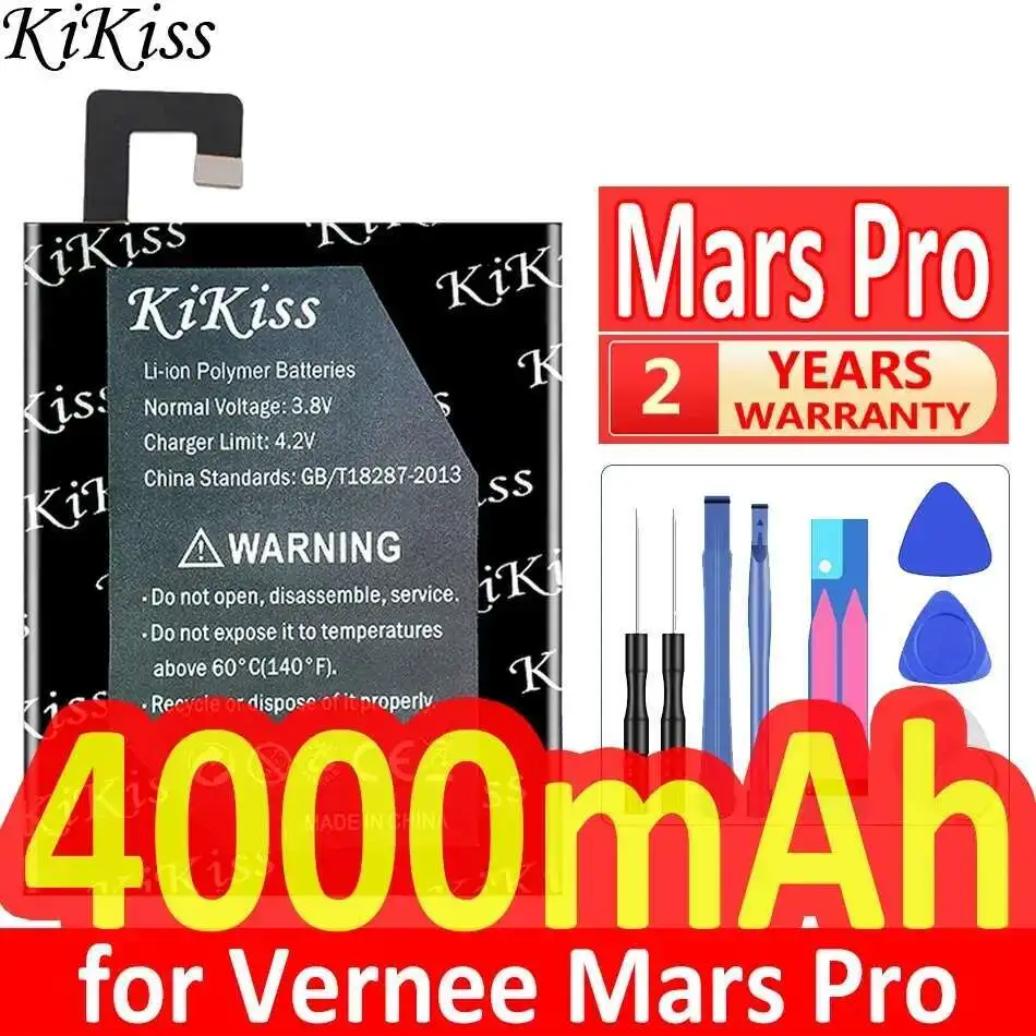 

4000Mah Reliable Power Supply Long-Lasting For Vernee Mars Pro Mobile Phone Battery