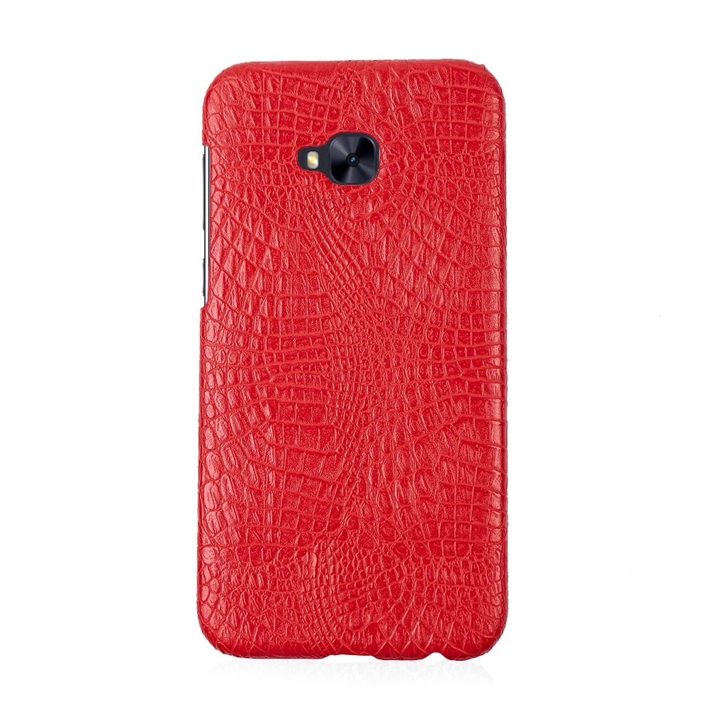 Crocodile Snake Leather Back Cover For ASUS ZenFone 4 ZE554KL Selfie Max Pro Plus ZC554KL ZC520KL ZD552KL ZD553KL Phone Case