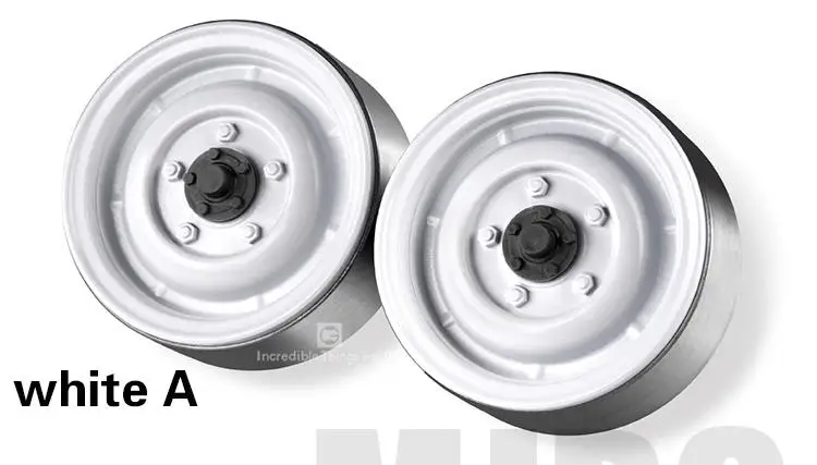 إطارات ويلوك معدنية مقاس 1.9 بوصة جنوط محور عتيقة لتسلق 1/10 Rc لأجزاء traxxas Trx4 المدافع Trx6 محوري Scx10 Rc4wd ذاتية الصنع