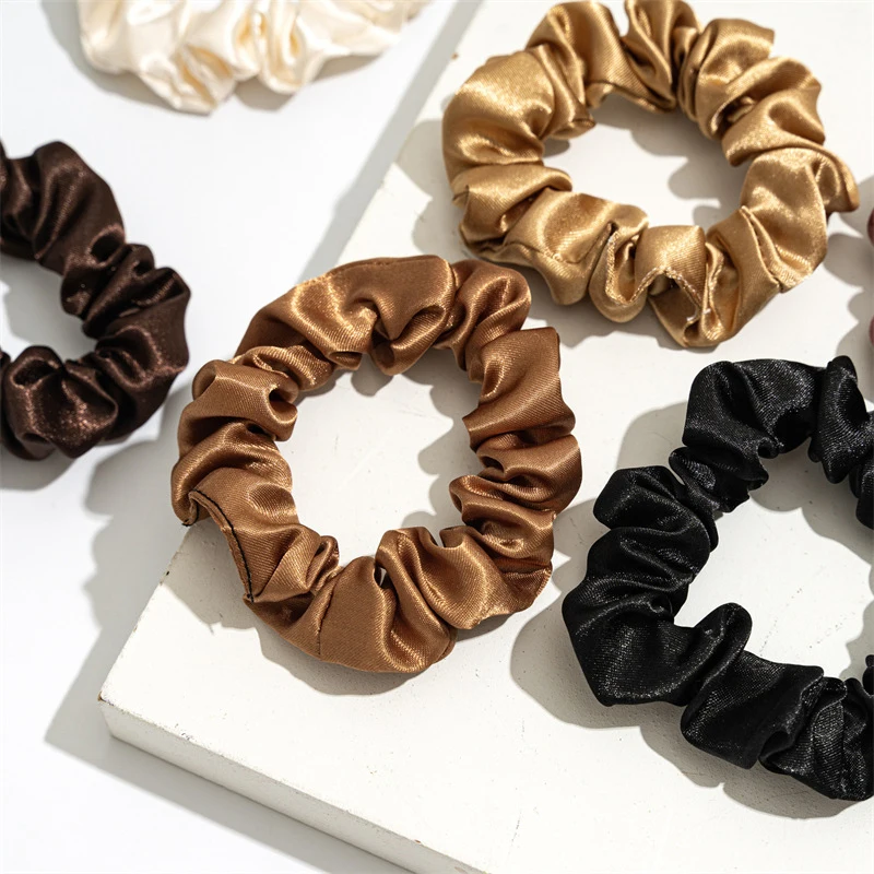 Oversize Elastic Hair Ties Ladies Scrunchies Hairband Women Girls Ponytail Holder Headband Rubber Bands Hair Accessories