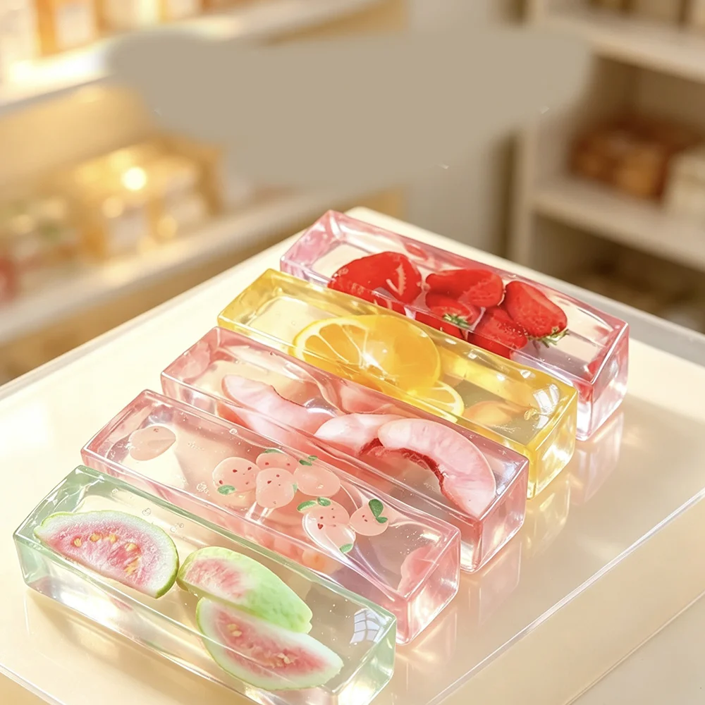 1pc Random Style Fruit Strips Soft Pinch To Relieve Daily Stress And Tension Slow Rebound And Restlessness Children's Party Gift