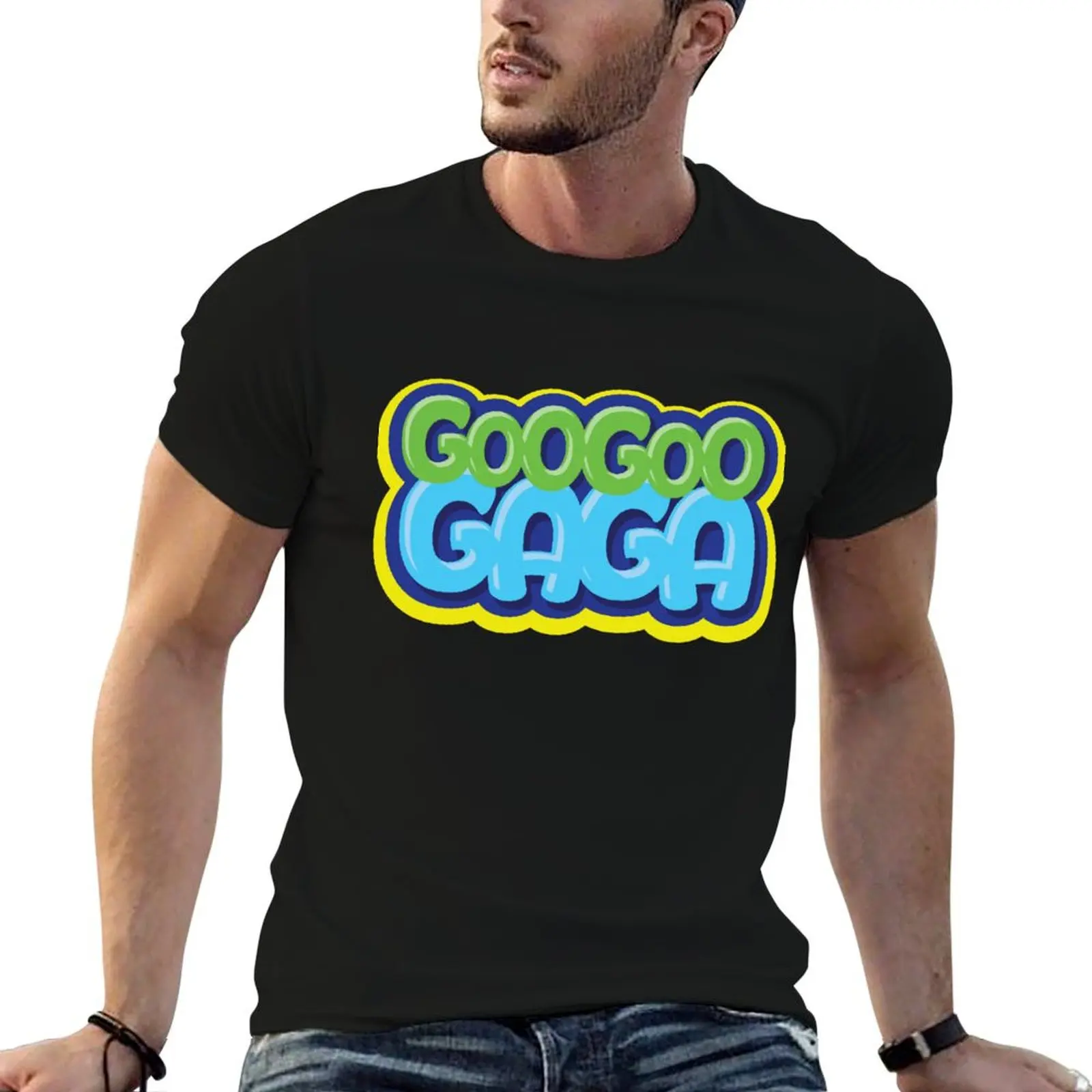 

man Logo T-Shirt shirt Goo summer Gaga for pack t Goo man white t shirts