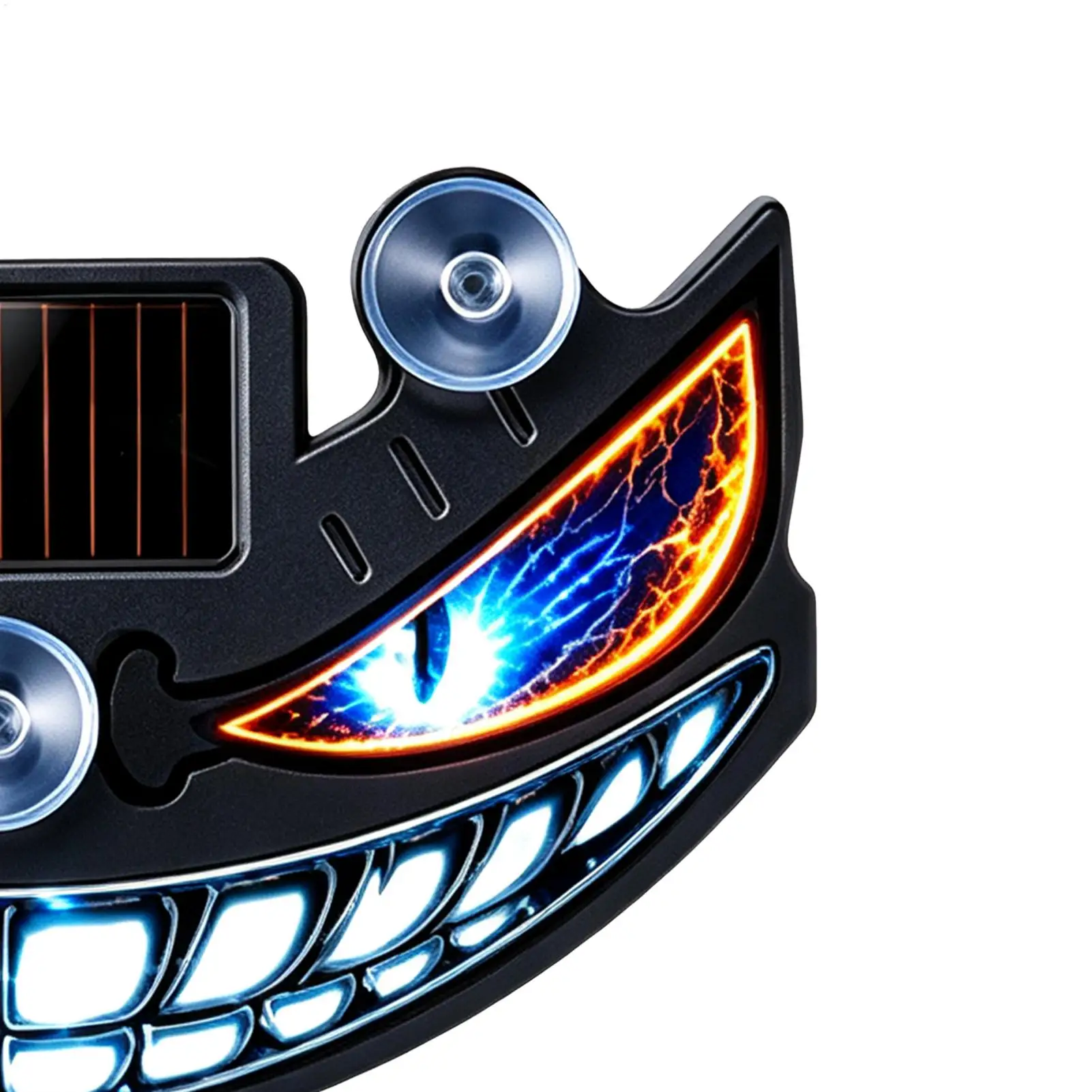 Eyes For Car Windshield Solar USB Dynamic Warning Waterproof Sign Wireless Led Windshield Eyes For RV Home Vehicles Holiday view 5