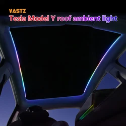 VASTZ for Tesla Model Y 3 Car Skylight Ambient Light Automobile Sunroof Streamer Lights APP-Controlled RGB Strips Neon Lighting