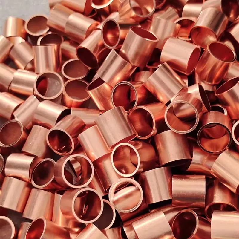 2PCS Purple Copper Tube - 3/4/5mm OD, 0.5/1mm Wall, 500mm Length, Hollow Hard Copper Pipe