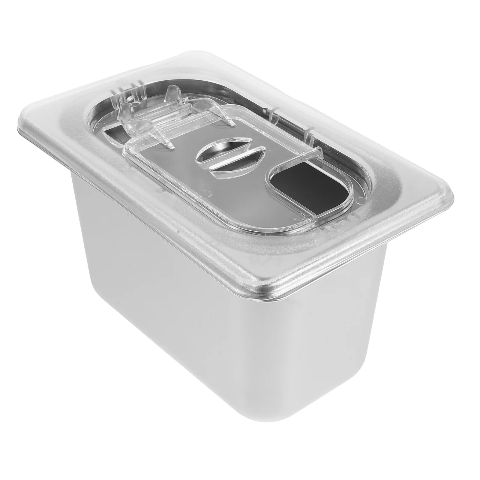 

Stainless Steel Hotel Pan Jam Container Rectangular Lid Stackable Buffet Catering Steam Table Food Storage Container Commercial