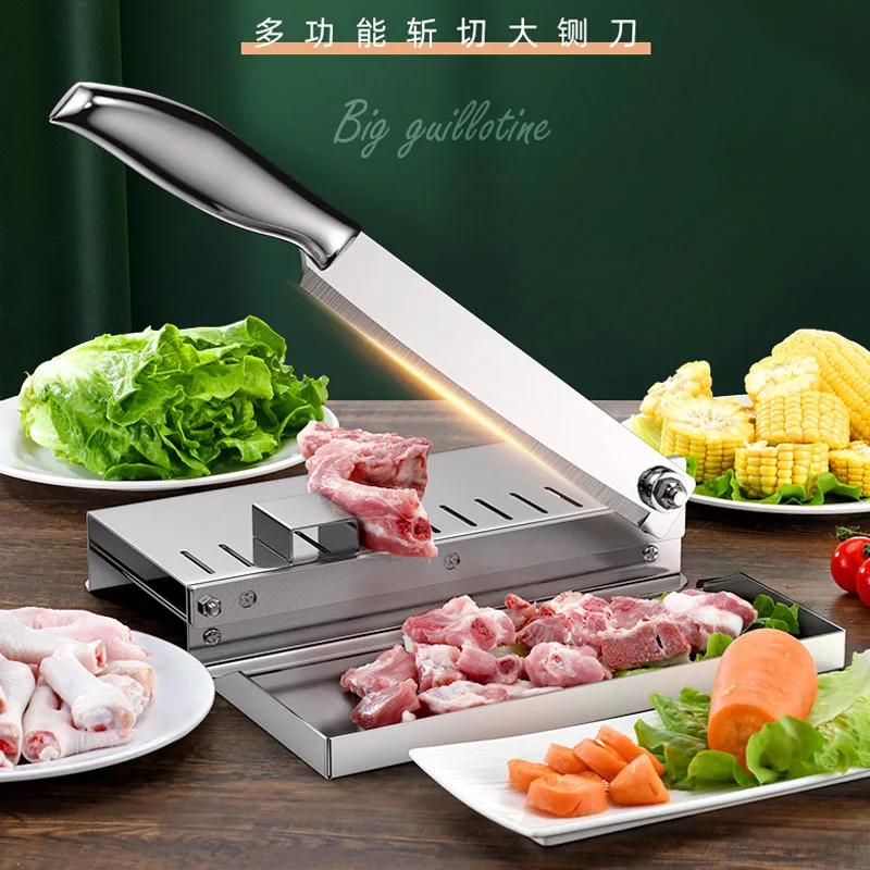 Multifunctional Meat Slicer Frozen Chicken Duck Fish Fish and Lamb Bone Cutting Machine Beef Mutton Vegetable Cutter