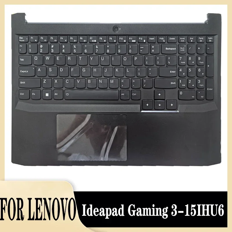 5CB1D04600 Black Laptop Brand New Original Top Cover Upper Case for Ideapad Gaming 3-15IHU6 with Keyboard Tochpad