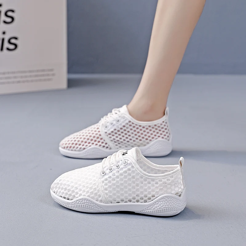 

Summer Women's Shoes Lightweight Breathable Flying Woven Mesh Shoes Casual Outdoor Sports Shoes Running Shoes Women's Sneaker