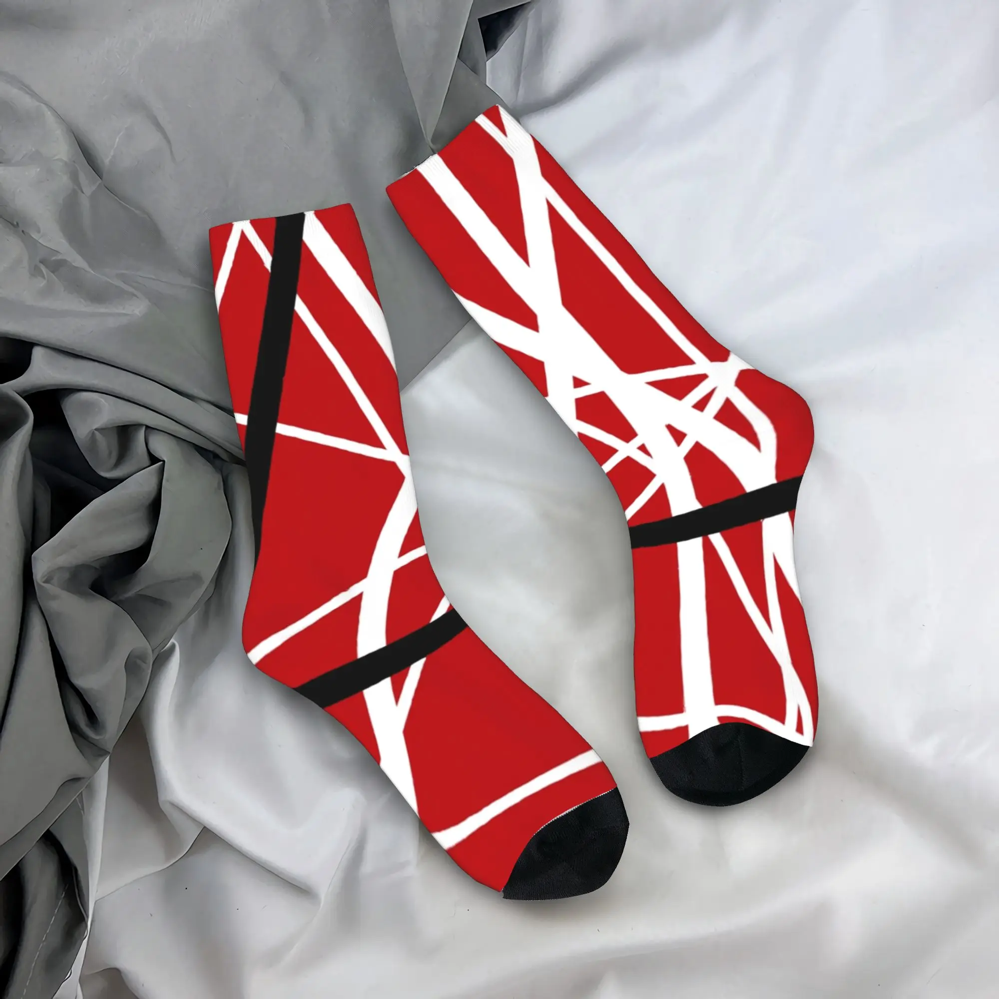 

Van Halen Art Socks Gothic Stockings Couple Breathable Skateboard Socks Spring Design Anti-Slip Socks