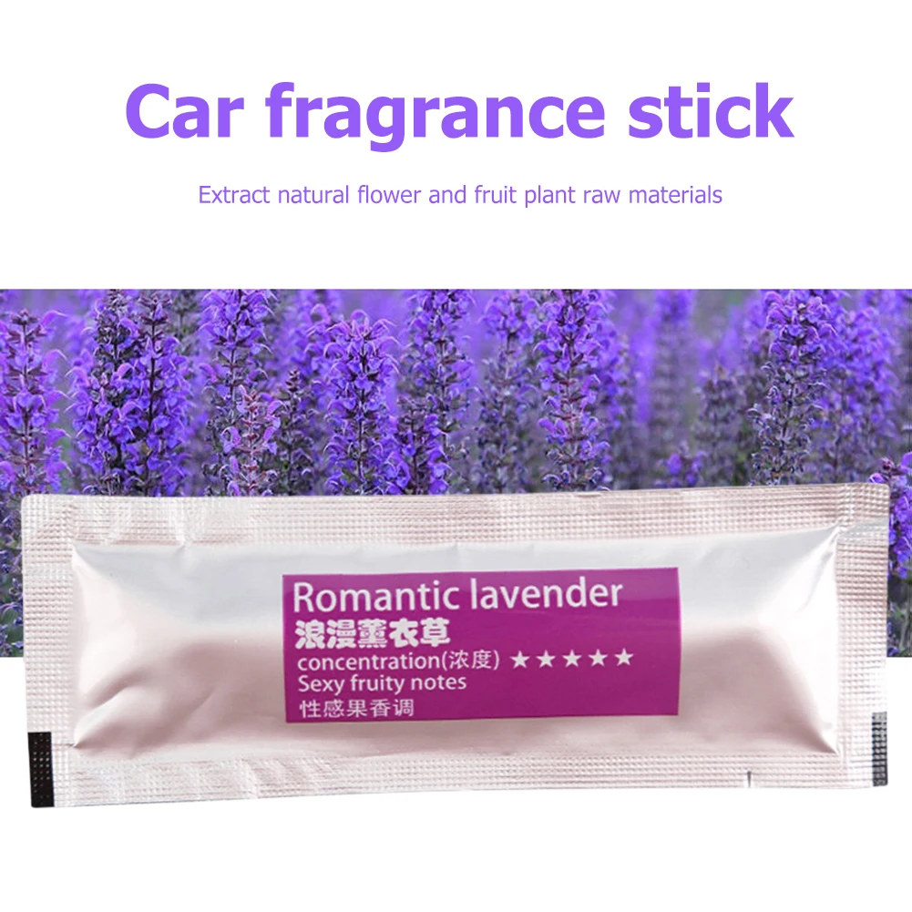 Car Air Fresheners Refills Osmanthus Aroma Sticks Romantic Lavender Air Freshener Refill Tablets Lemon Air Vent Perfume Diffuser