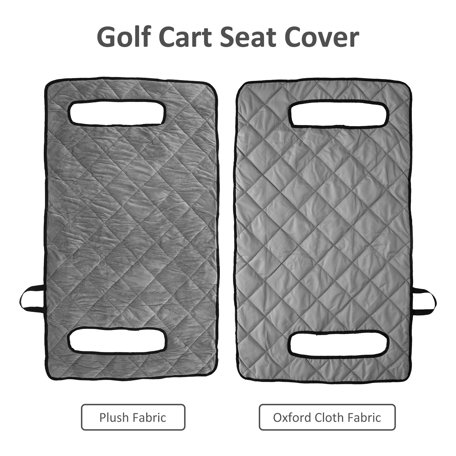 Capas universais para assento de carrinho de golfe, toalha para assento de carrinho de golfe, adequada para a maioria dos carrinhos de golfe de 2 lugares, acessórios de golfe 49,5 x 28,6 polegadas