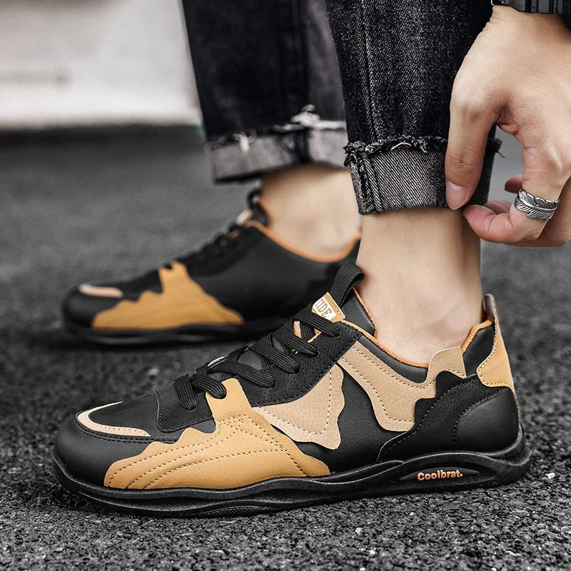 New Men Casual Shoe Breathable Comfotable Men's Sneakers Fashion Driving Walking Tennis Shoes for Mans Skate Flats Male Sneaker