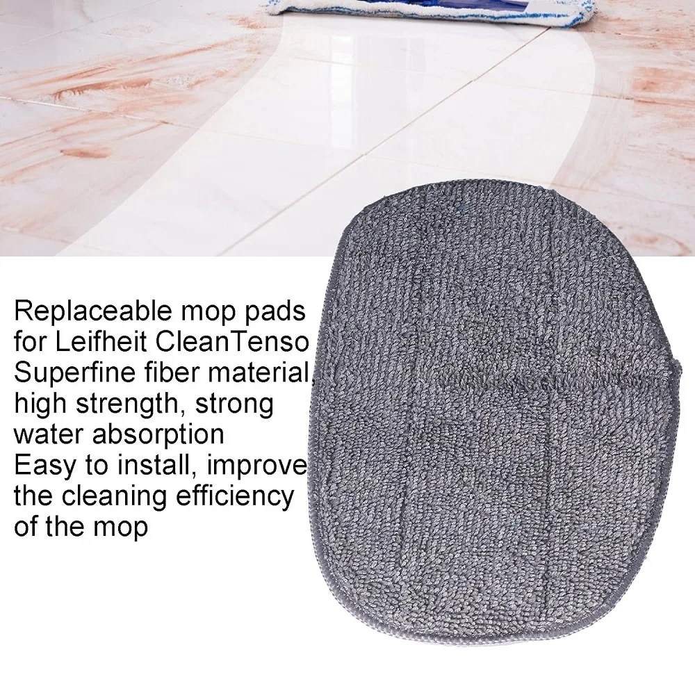5PCS Steam Mop Cloth Ultrafine Fiber Mop Pads Compatible with Leifheit Cleantenso Steam Cleaning Pad Mopping Cloth Steam Mop Pad