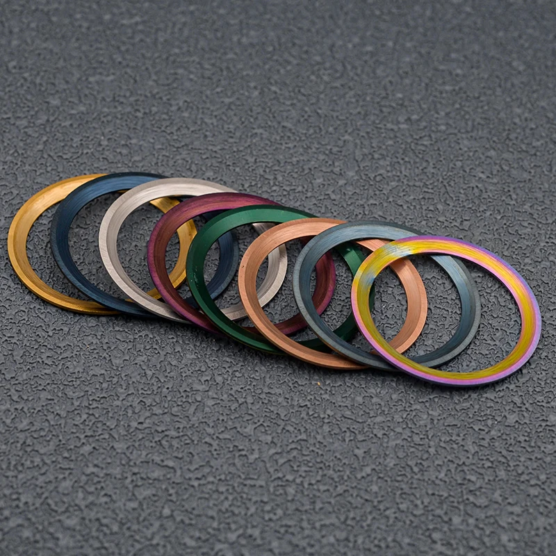 กรอบนาฬิกา38มม. ใส่ได้กับ SKX007 SKX009 SKX011 srpd นาฬิกาผู้ชายกรอบเซรามิกซ่อมแซมชิ้นส่วนที่มีการเคลื่อนไหว NH36 NH35