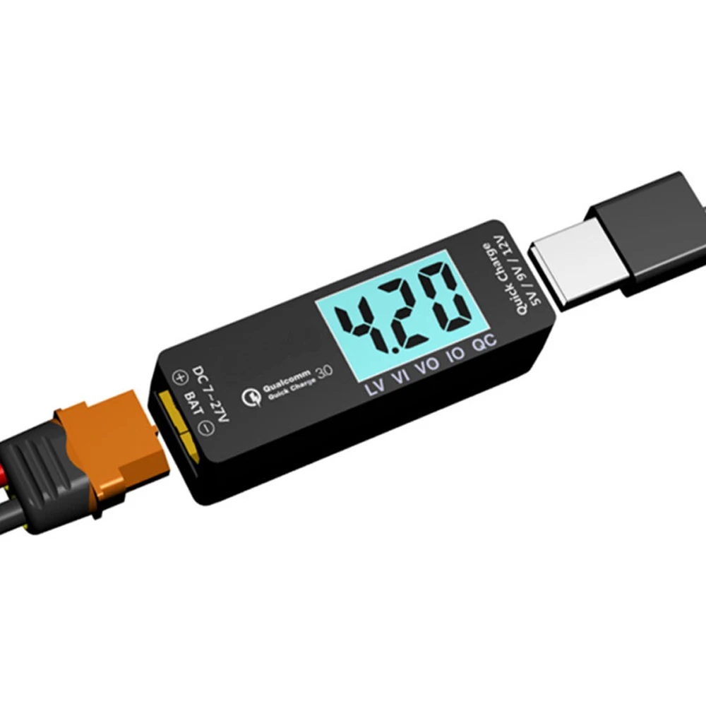 TX60 to USB Connector Quick Charger Power Converter 7-27V Input QC3.0 QC2.0 Charging Adapter for Smartphone Tablet PC