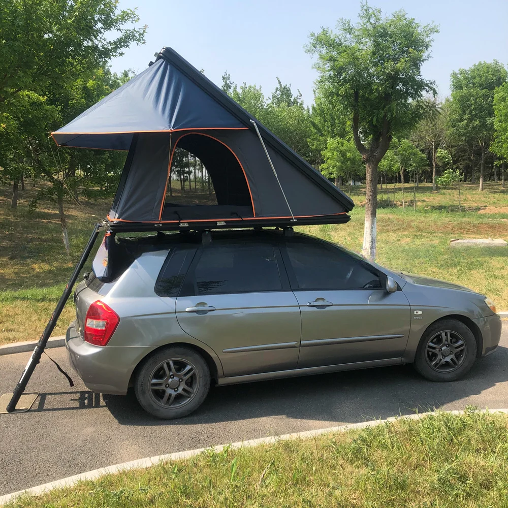 

China Outdoor Waterproof Aluminum Hard Shell Car Top Roof Top Tent Rooftop 2 Person 4X4 Camping Car Roof Top Tent For Camping