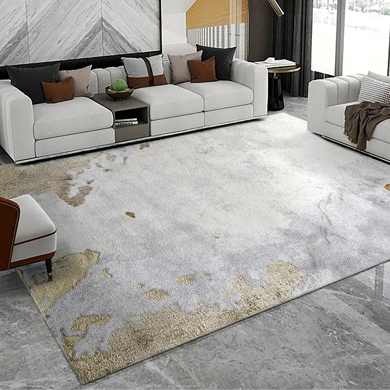 Modern, light luxury, household carpet, bedside blanket, thickened, living room carpet, dirt-resistant and easy to take care of