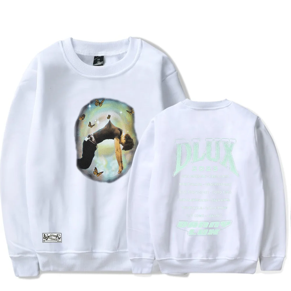 Fashion DannyLux Crew Neck Sweatshirt 2023 Tour Concert Merch Popular Graphics sided Print Unisex Trendy Casual Streetwear Men