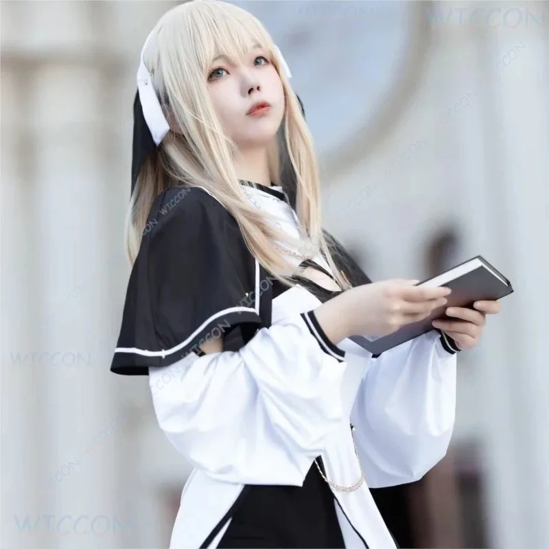 

Набор Cy4- предметов, игровой костюм священника для косплея, эластичный костюм со съемным персонажем, сексуальный женский облегающий наряд для аниме