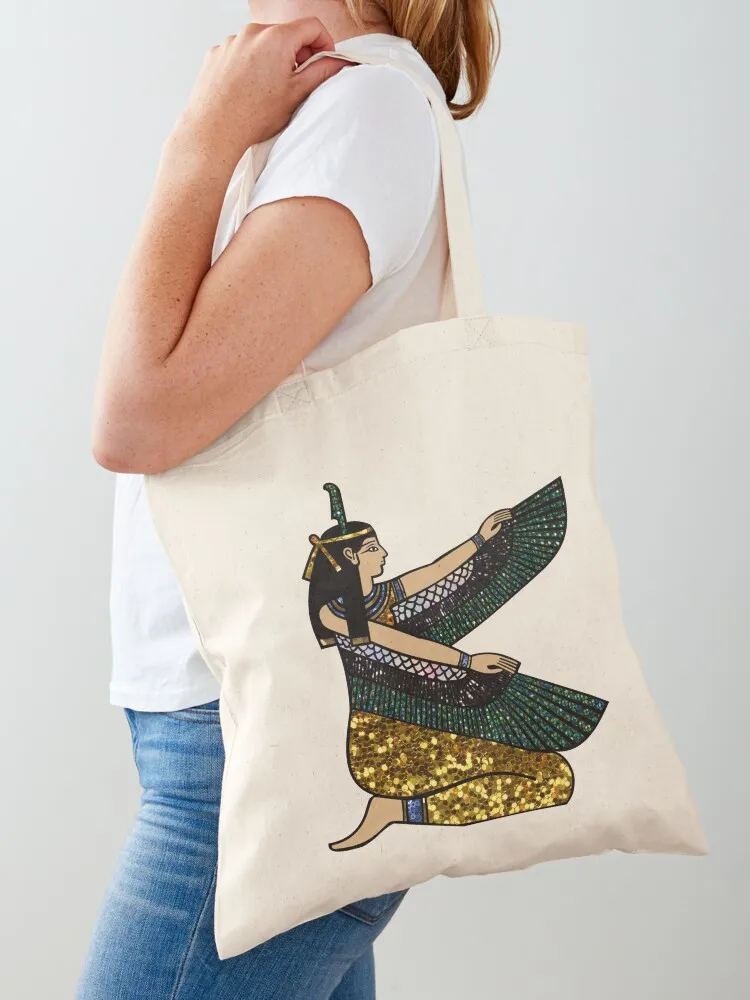 

egyptian goddess maat Tote Bag Large bags for women Portable shopping bag cloth bag woman bags for women