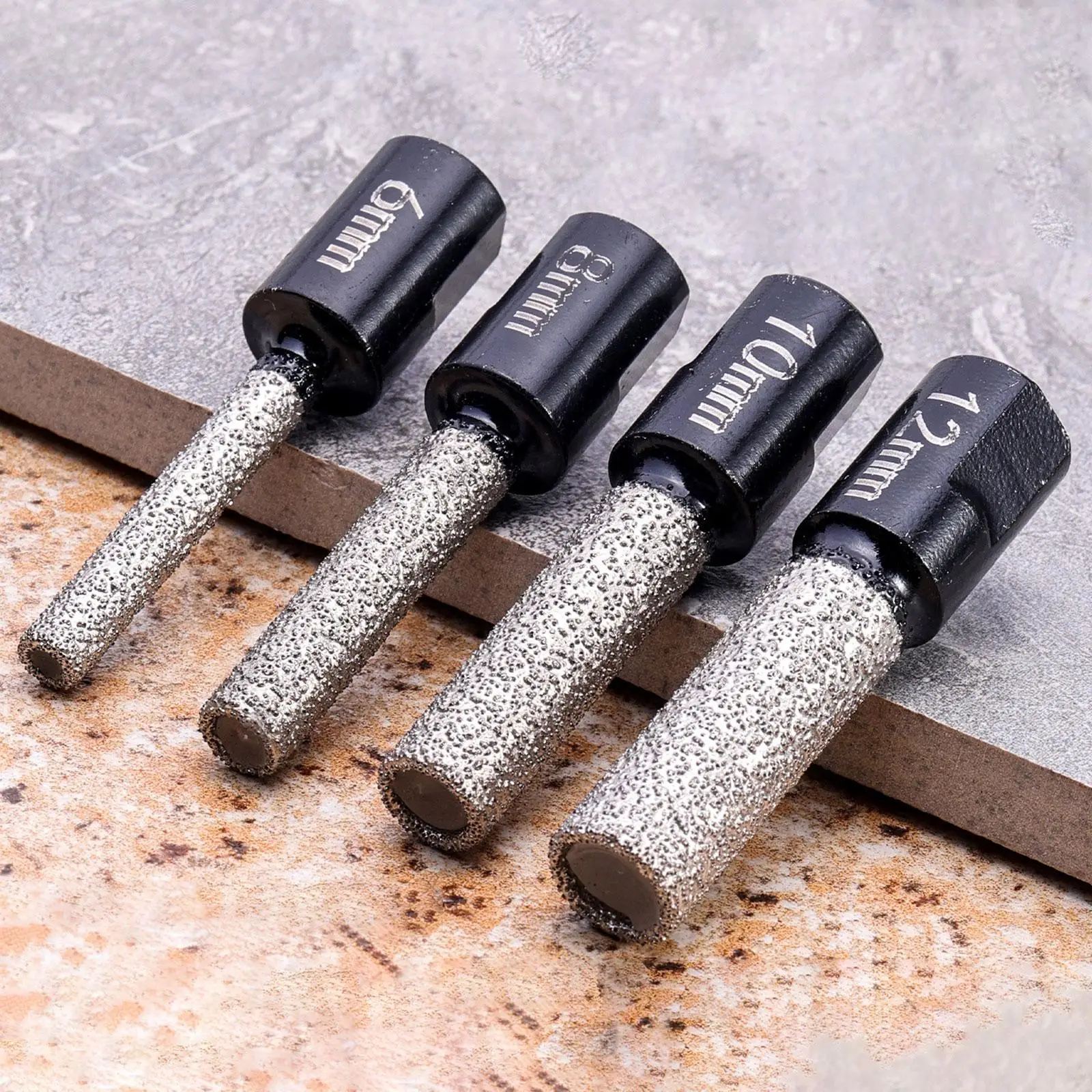 

Tile Drill Bit Dry Diamond Hard Material Cutter Set for Porcelain Ceramic Stone Granite Glass Marble Grinding