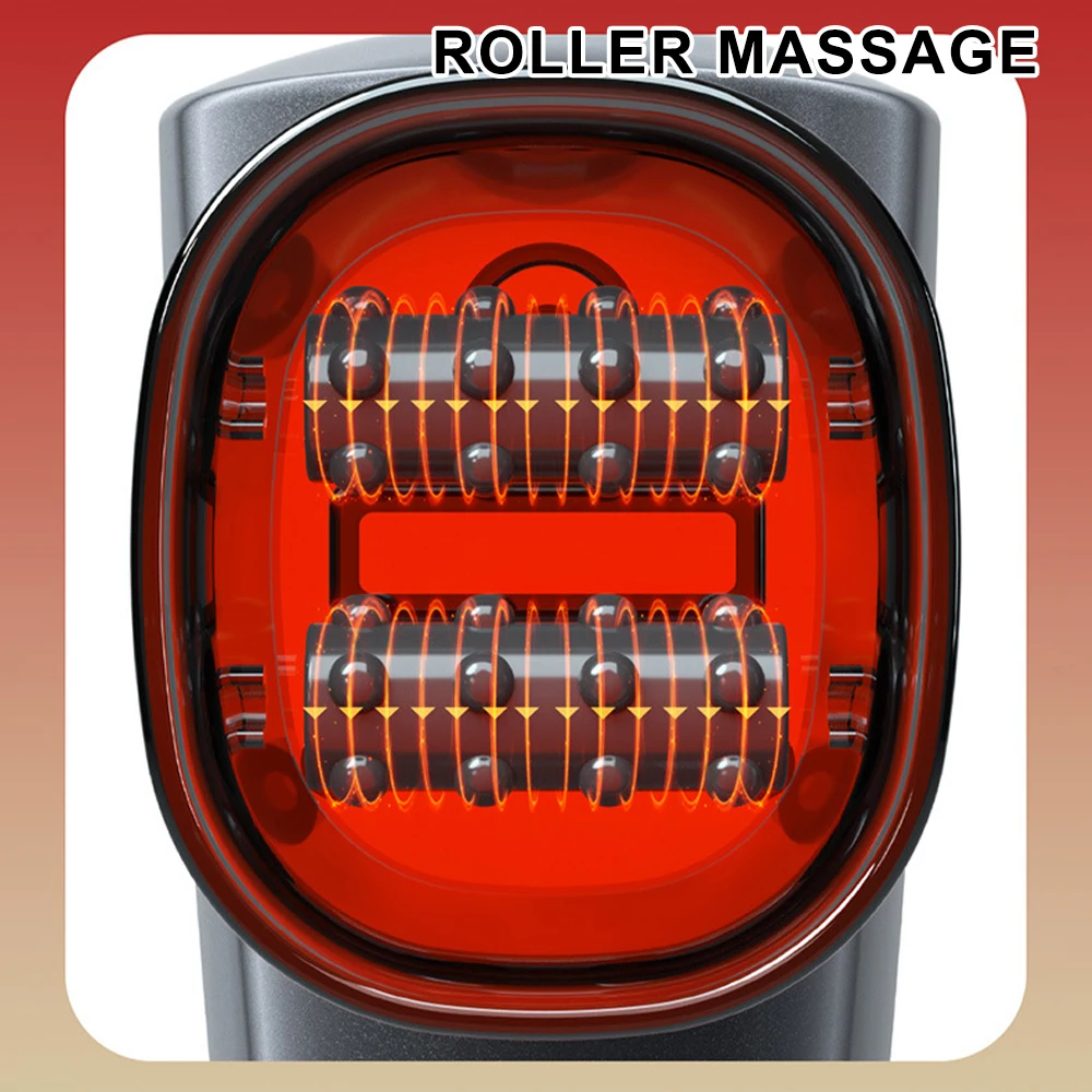 Electric Cupping Guasha Rolling Massager Weight Loss Body Shaping Heating Anti Cellulite Roller Fat Burner Vacuum Suction Cups