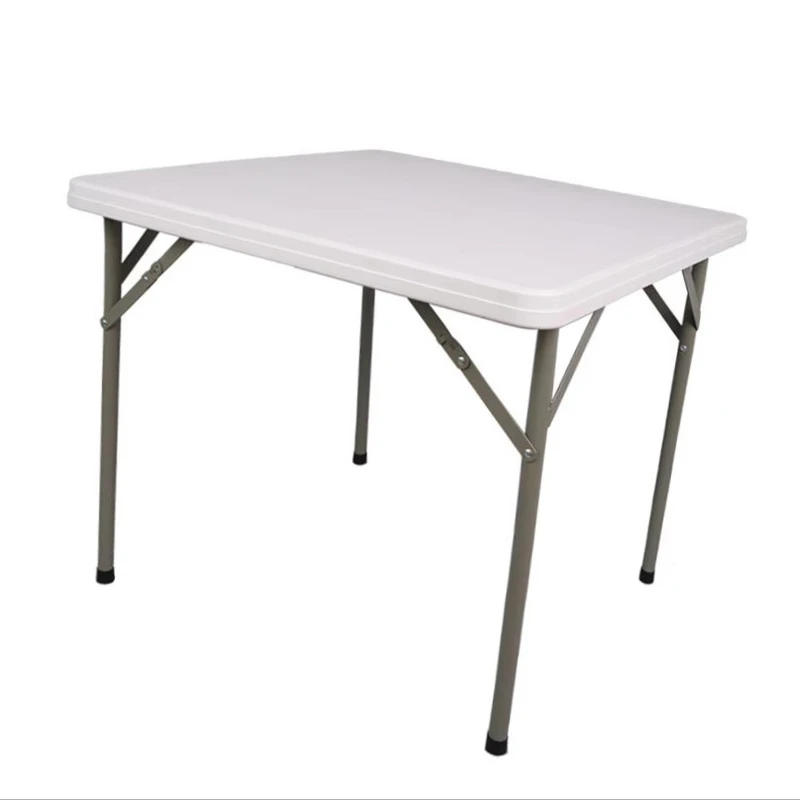 Perfect 4-person plastic square folding folding table outdoor wedding reception party event table