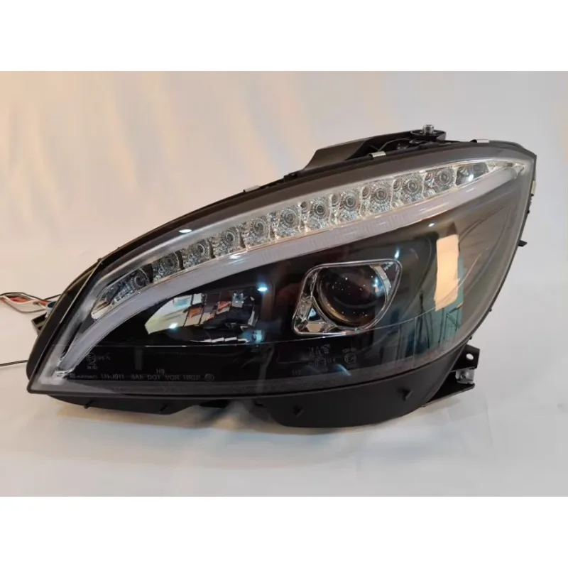 

Подходит для Mercedes-Benz C-Class W204 2007-2011, фара в сборе, светодиодные дневные ходовые огни, светодиодные плавные указатели поворота C180 200