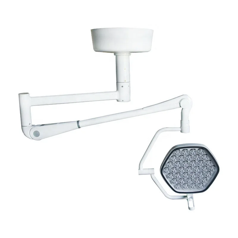 Animal Use Ceiling Mounted Electric Veterinary Surgery Lamp LED Shadowless Operation Lamp ENDO 120,000Lux Illuminance 2-Year