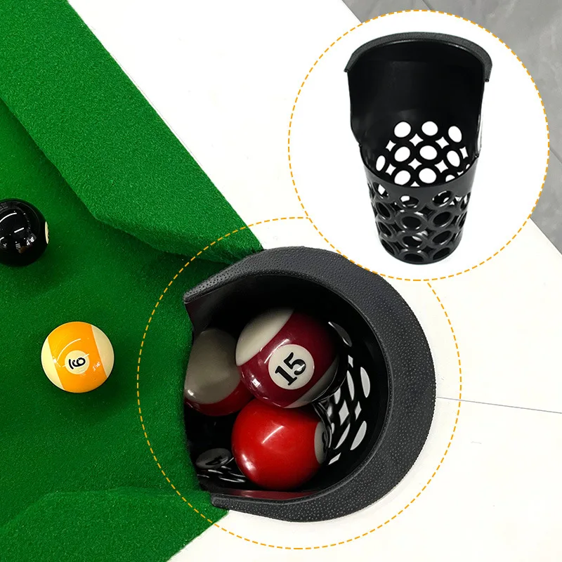 

Rubber Drop Ball Bag 6 Sets of Middle and Bottom Bags for Billiard and Snooker Boxed Accessories for Pool Players