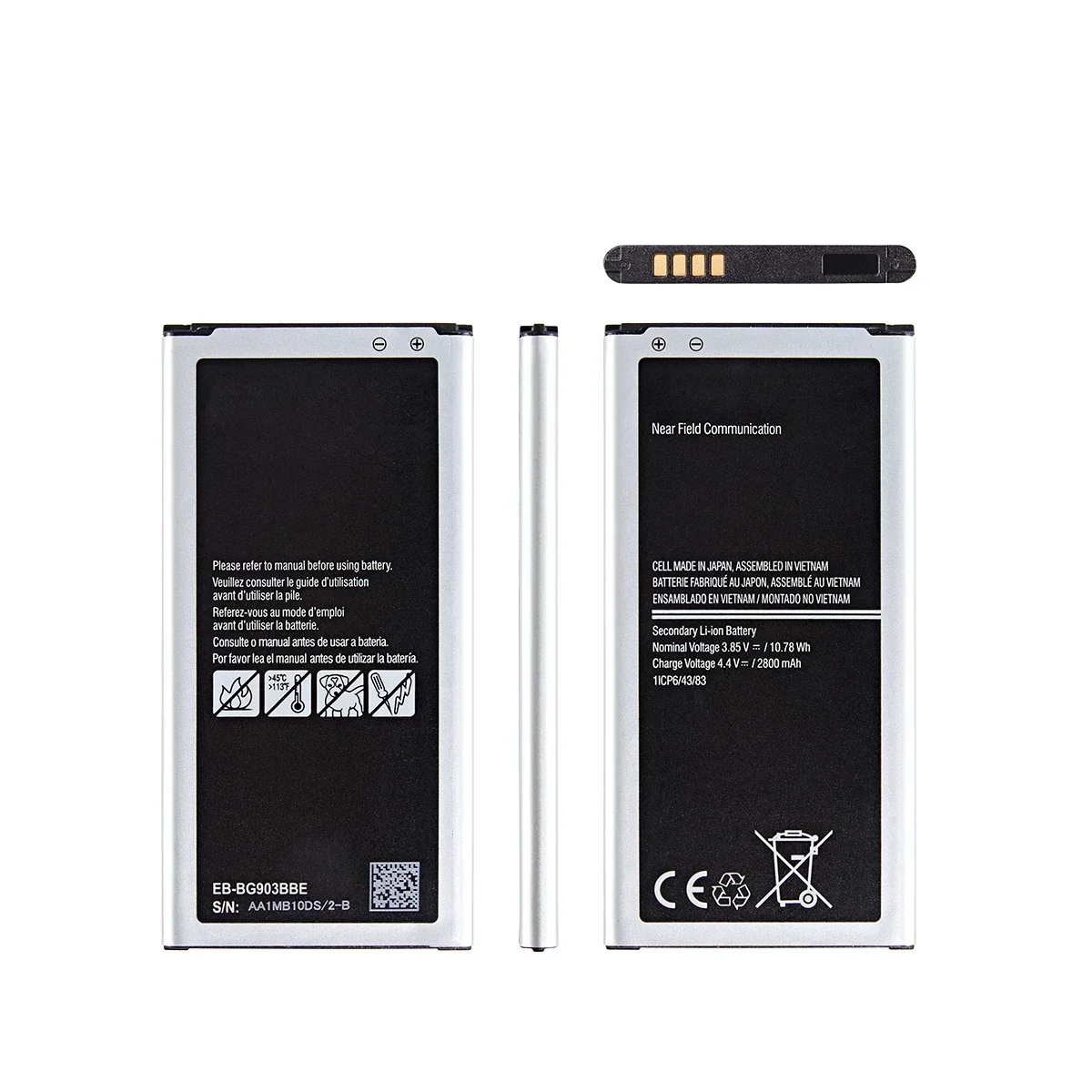 Brand New EB-BG903BBE Battery 2800mAh For Samsung Galaxy S5 Neo G903F G903W G903M G903H Replacement Batteries with WO image 4