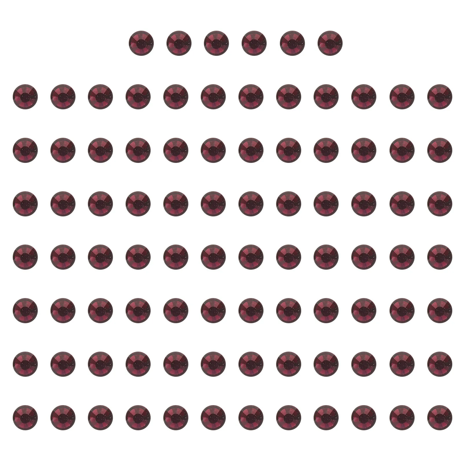 

1440Pcs Nail Rhinestones Deep Purple Glass Flatback Gems DIY Nail Art Supplies Professional Salon Manicure Decoration