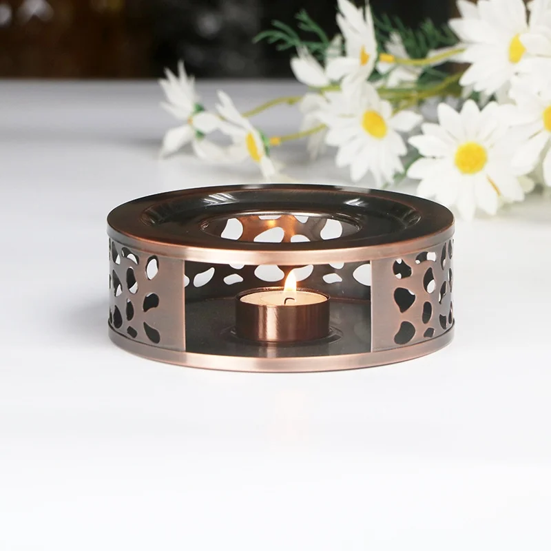 ฐานความร้อนสแตนเลสกาน้ําชาเครื่องทําความร้อนเครื่องอุ่นนมบ้านฉนวนกันความร้อนเครื่องมืออุปกรณ์เสริมพิธีชงชา Gadgets ครัว