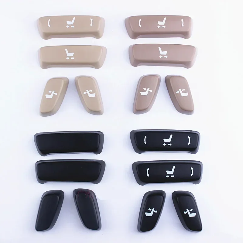 for Toyota Highlander Camry Ruiz Crown Corolla Prado Power Seat Switch Knob Adjustment Button Cover 2 Color