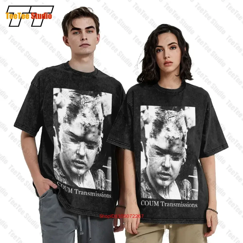 Coum Transmissions Throbbing Gristle Psychic Tv Coil Nurse With Wound Vintage Oversized T-Shirt Z8F7