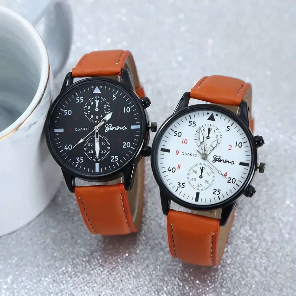 

Two men's leisure, foreign trade, sports belts, wristwatches, quartz watches