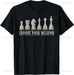 Funny Chess Gift For Chess Lover Kids Boys Girls Cool Player T-Shirt Summer short-sleeved crew-neck fashion shirt