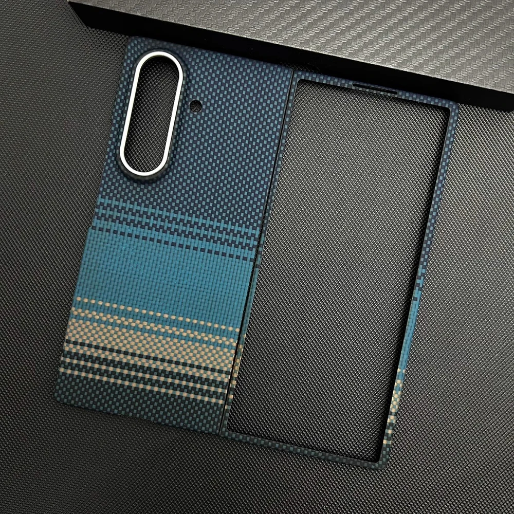 

Magnetic Aramid Carbon Case on For Samsung Galaxy Z Fold 6 Fold 7 Carbon Fiber case for Magsafe for Galaxy Z Fold 7 Carbon Case