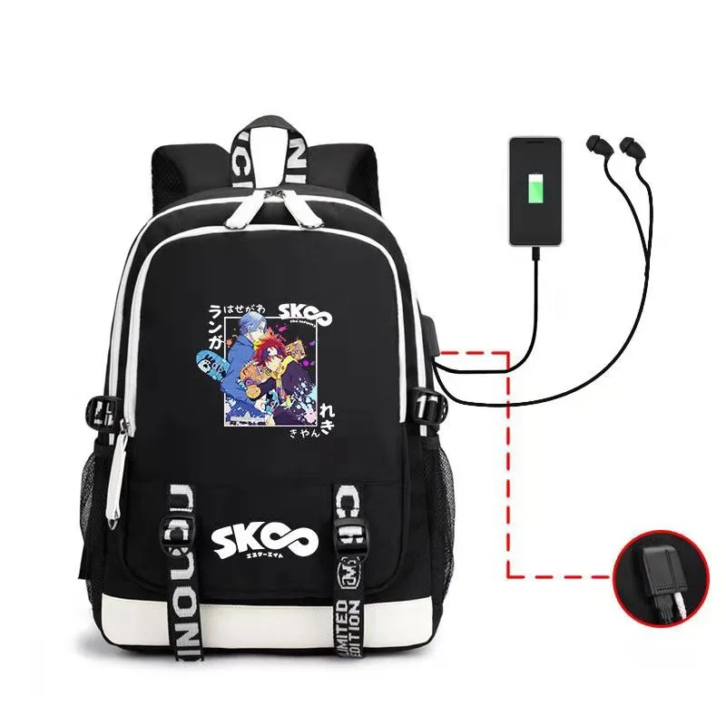 

Japan Anime SK8 The Infinity Chinen Miya Reki Print School Backpack Fashion Schoolbag Women Men Bookbag Teenager Backpacks