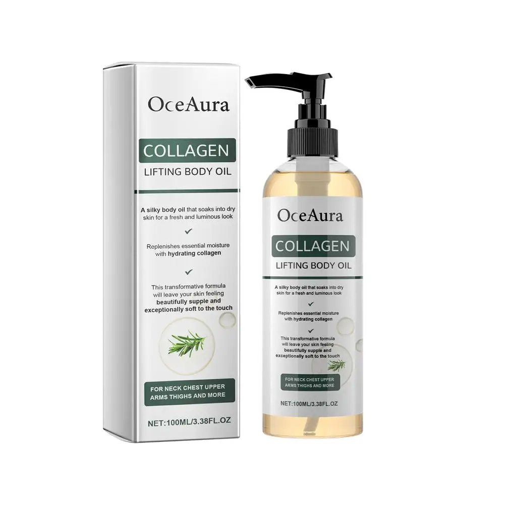 Huile de massage pour le corps au collagène OceAura, amélioration de l'élasticité de la peau, hydrat