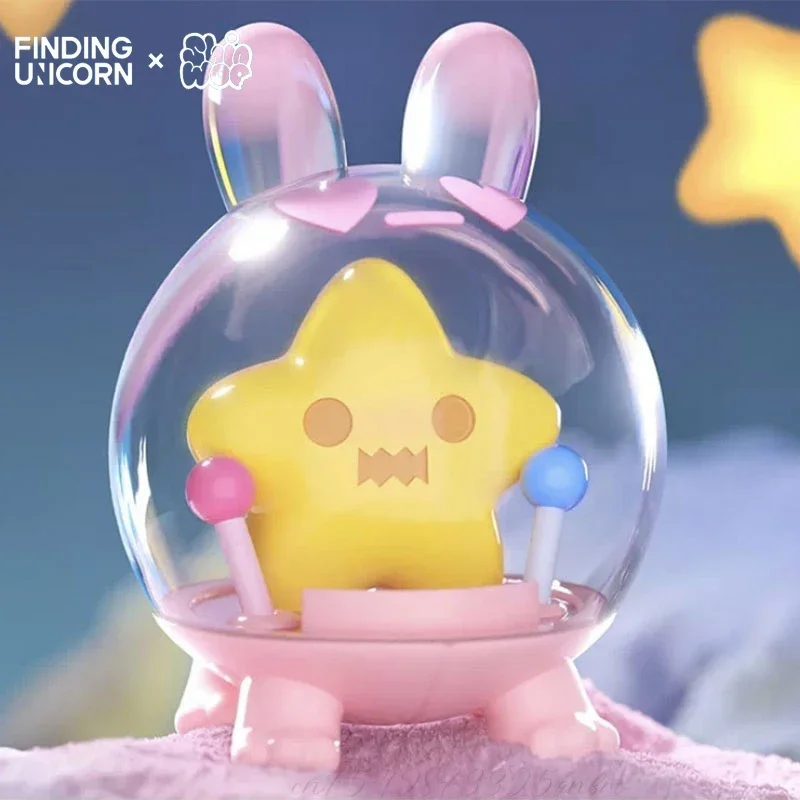 Urso Fantasma ShinWoo Figura de Ação Anime, A Lua Solitária, Estatueta Kawaii Colecionável, Caixa Cega, Brinquedos Meninas, Original, Presente de Aniversário