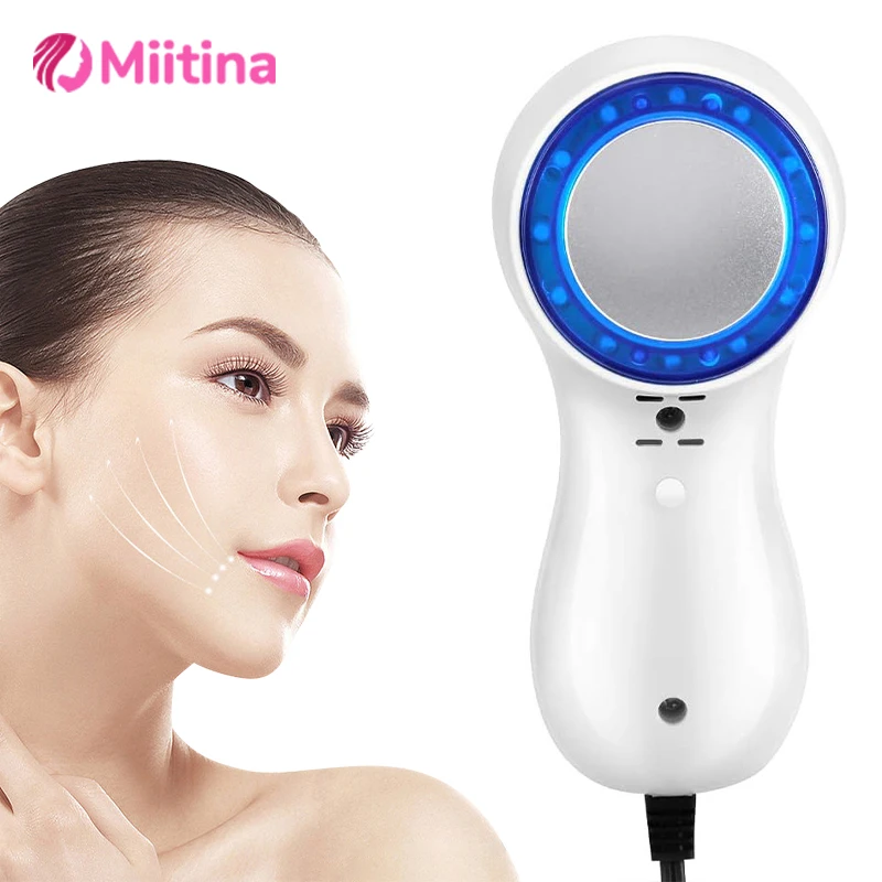 

Cryotherapy Skin Cooling Machine Cold Compress Blue Photon Reduce Swelling Shrink Pore Ice Rejuvenation Lifting Tighten SkinCare